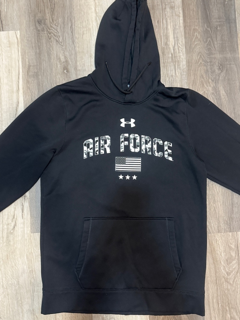 Under Armour Black Air Force Graphic Pullover Hoodie